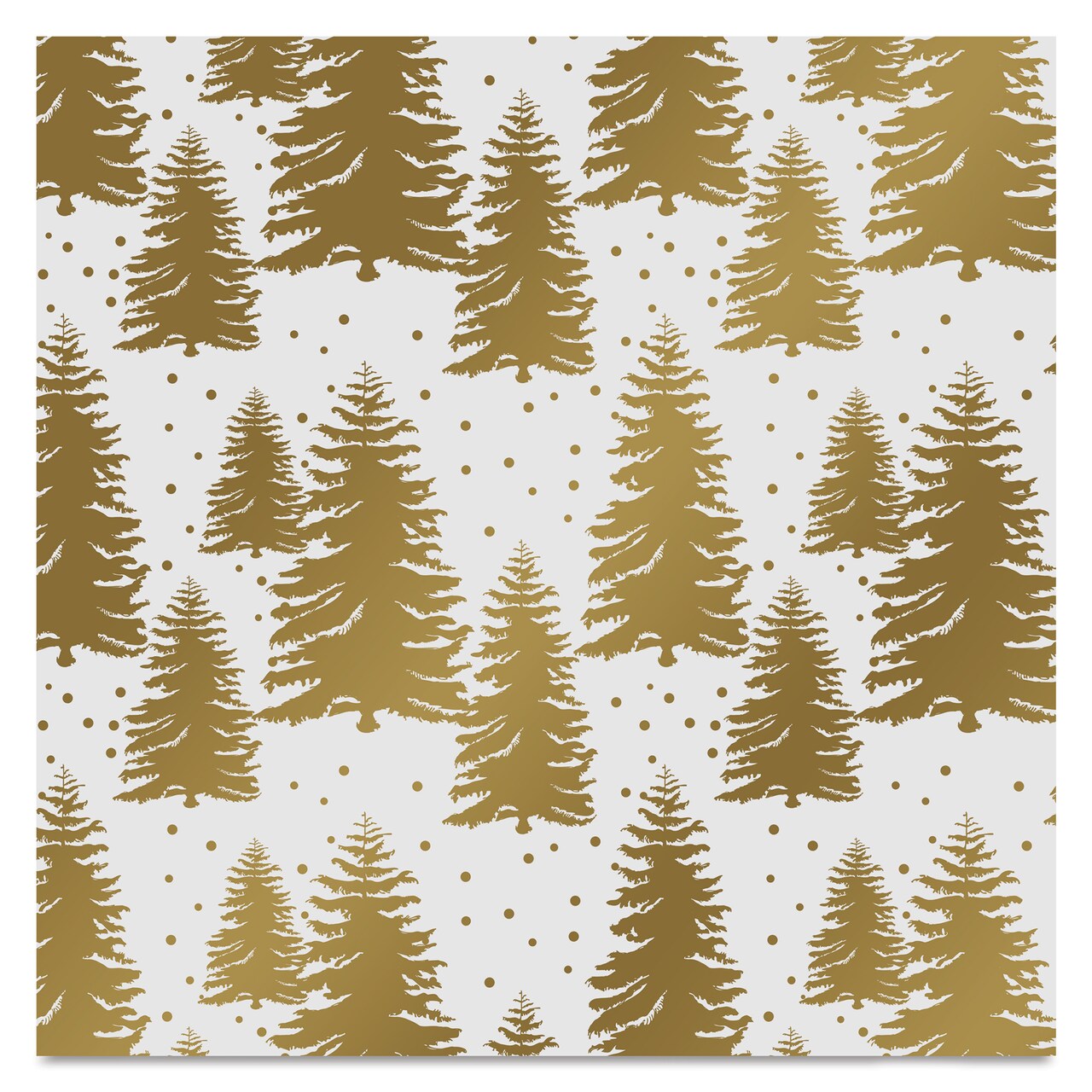 The Gift Wrap Company Wrapping Paper - Golden Trees, 30" x 8 ft, Roll
